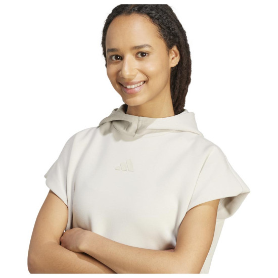 Adidas Γυναικεία αμάνικη μπλούζα ALL SZN Soft Lux Loose Sleeveless Hoodie